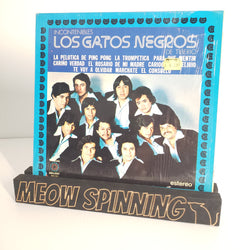 MEOW SPINNING Vinyl Record Display